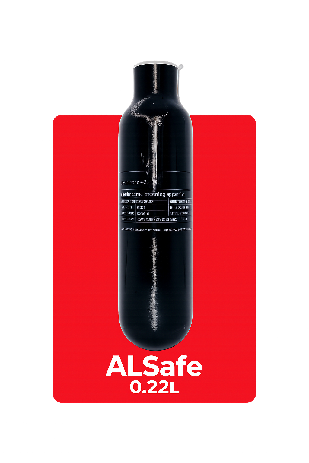 Фото Колба 0,22 л 300 атм для Леший 2 (ALSAFE) в интернет-магазине Nickhunter